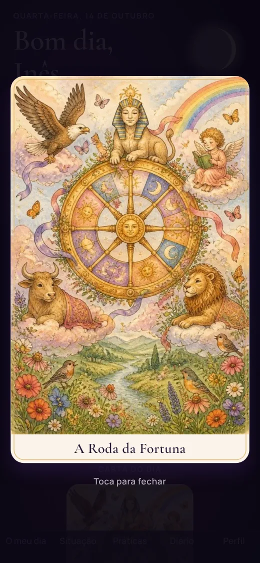 Carta do dia: A Roda da Fortuna